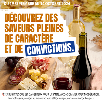 C'est l'automne, les vins et fromages font leur foire chez Biocoop